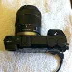 How to modify the Sony Nex 7 Compact System Camera to have a hardwire shutter release jack - a camera with the hardware modification complete