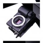 Gariz Leather Half Body Case for Sony Alpha NEX 7 Compact System Camera (Black)