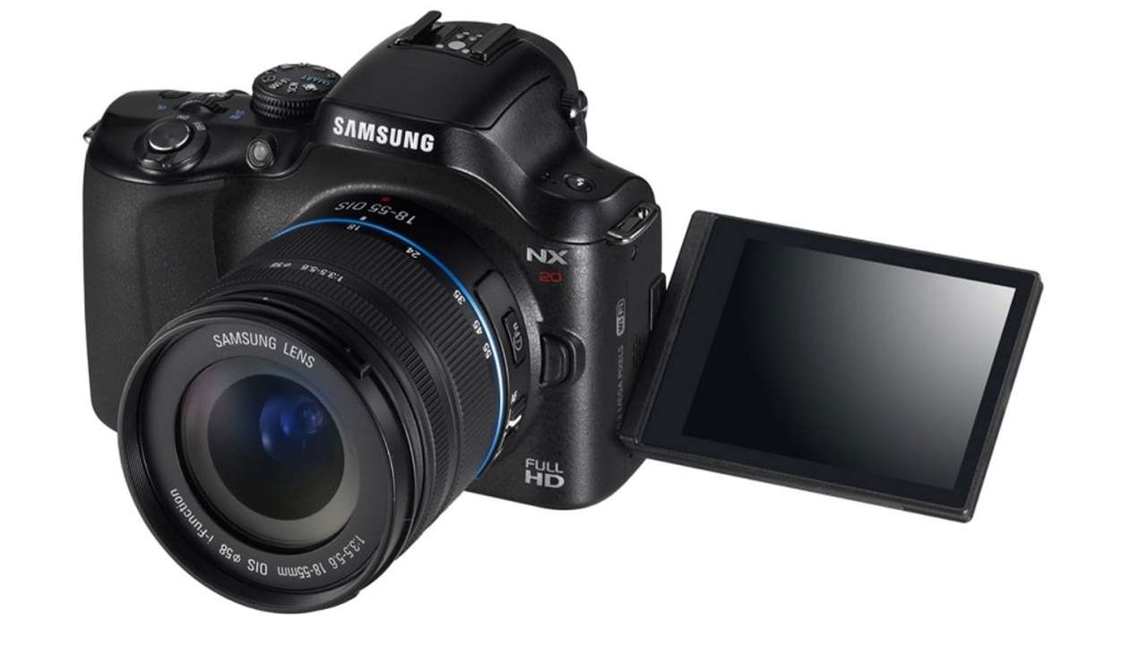 Samsung NX20 Compact System Camera Full HD Video 18-55 OIS 20.3 Mega Pixels