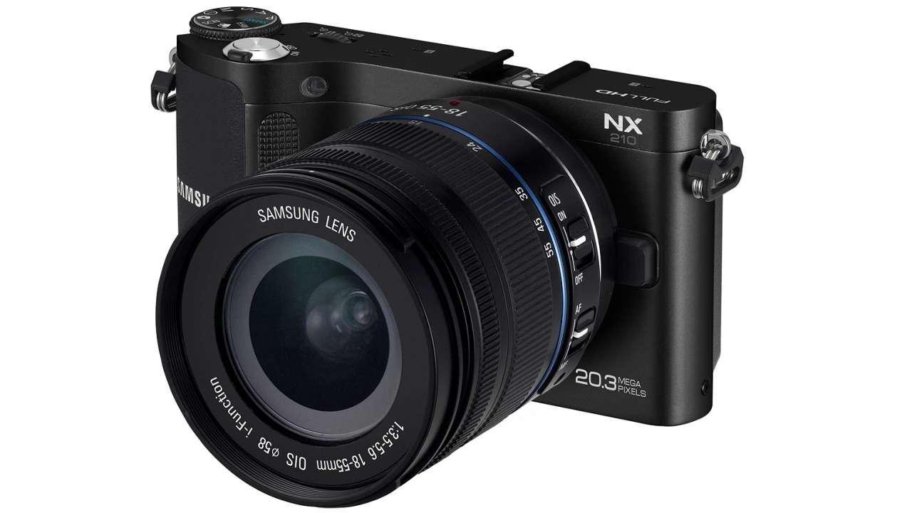 Samsung NX210 20.3 Mega Pixels 18-55 OIS Compact System Camera Full HD Video