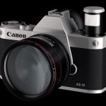 Canon concept of a compact system camera with four thirds sized sensor