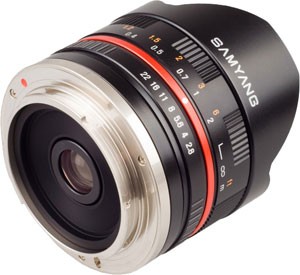 Samyang 8mm F2.8 fisheye lens for Samsung NX and Sony NEX Compact System Cameras