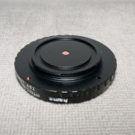Front view of the SLR Magic Pinhole lens for Micro Four Thirds Compact System Cameras